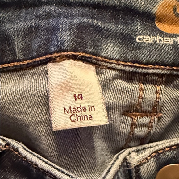 Carhartt Women's Blue Jean Shorts #423 - Picture 4 of 6